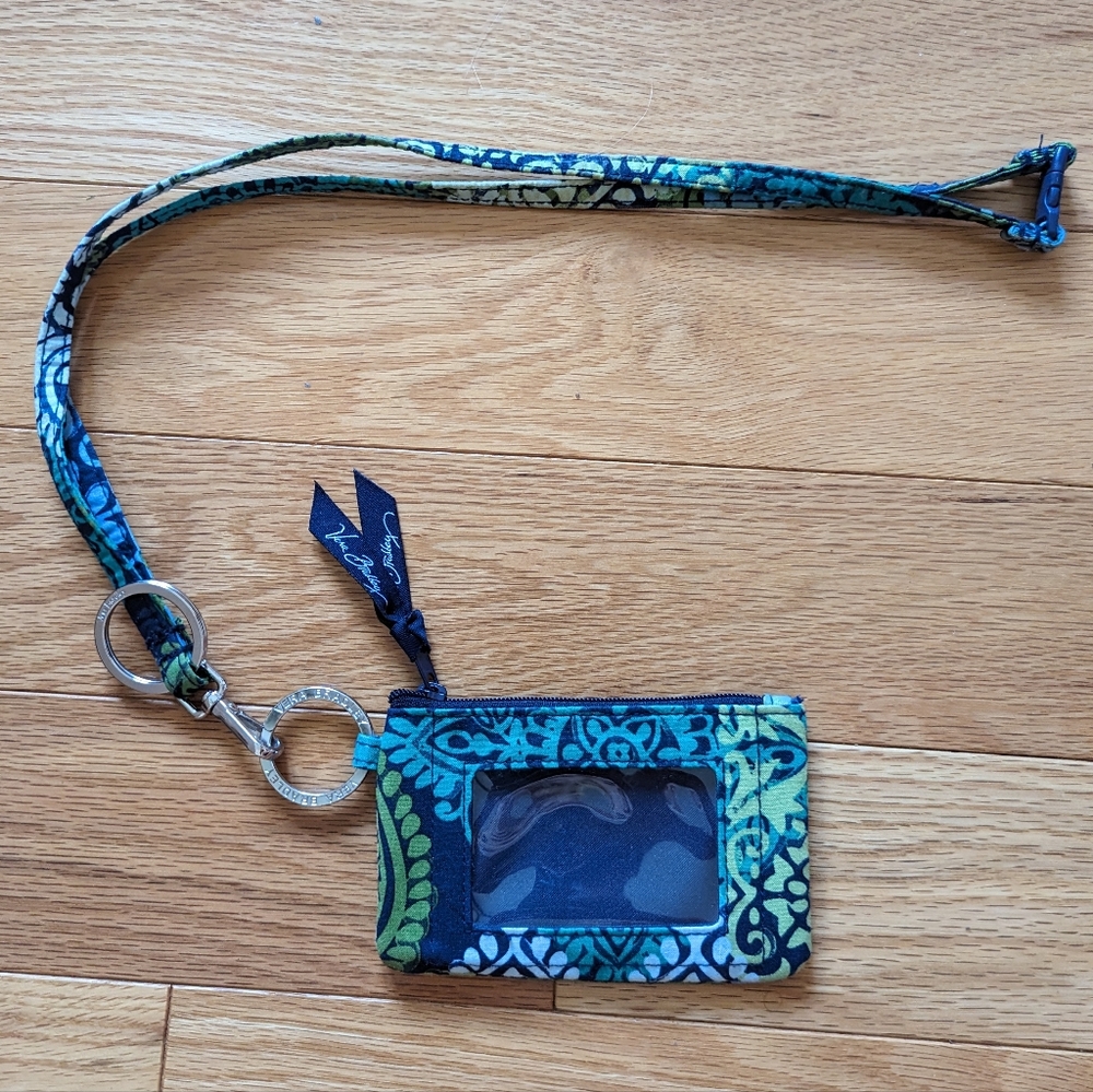 Vera Bradley (Caribbean sea) wallet keychain